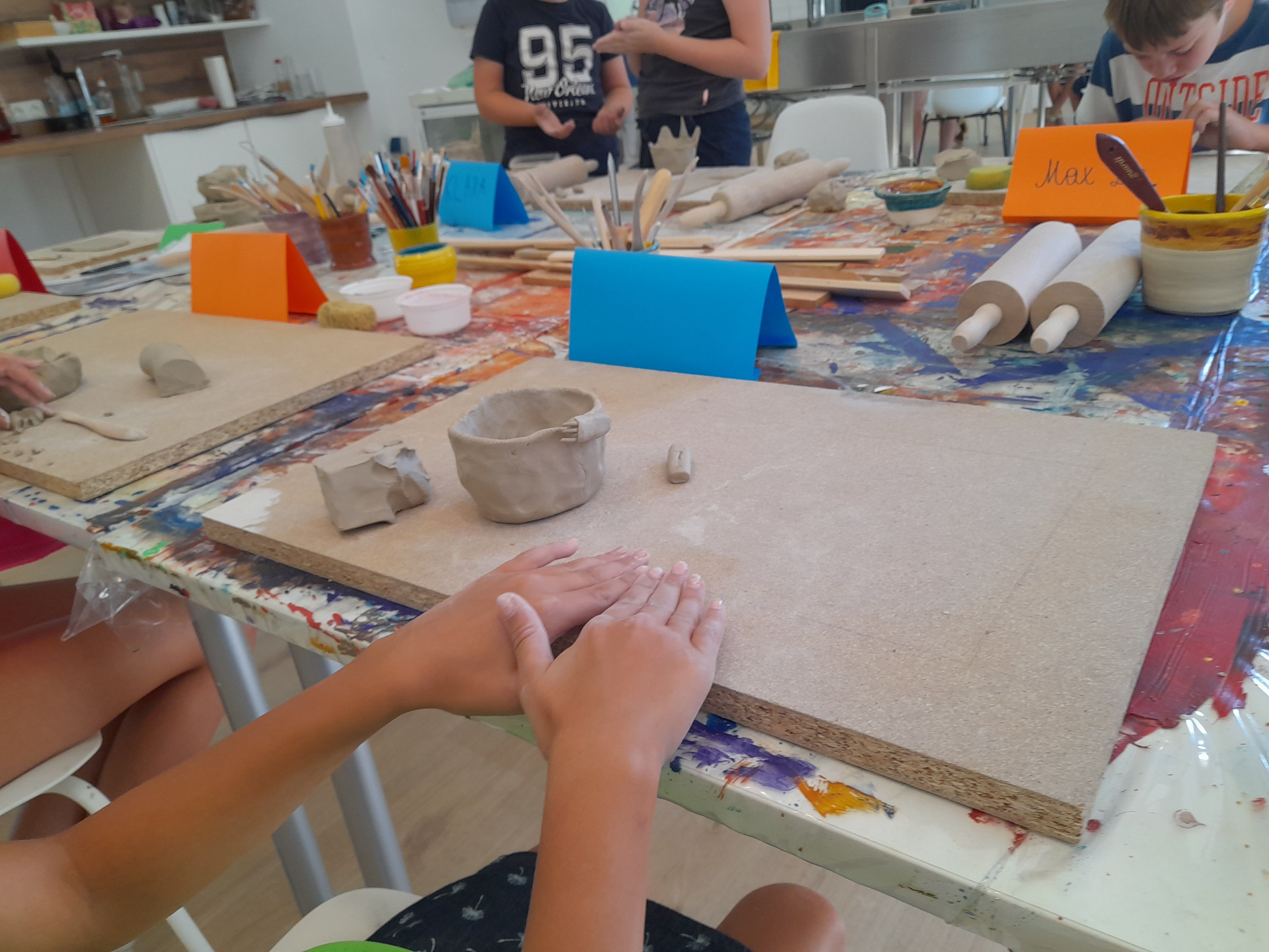 Töpfern mit Andrea Linzer  copyright@lebenshilfe-bruck-kapfenberg